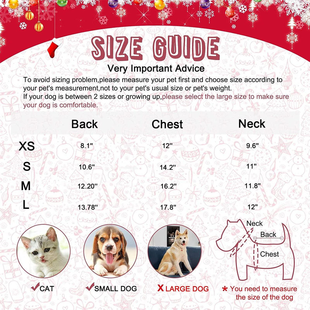 HYLYUN dog Christmas shirt two-pack side view showing breathable fabric
