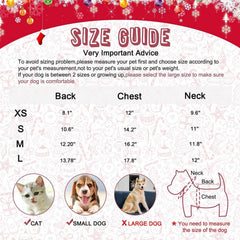 HYLYUN dog Christmas shirt two-pack side view showing breathable fabric