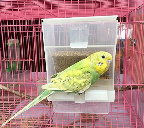 Hypeety Automatic Bird Feeder 250g capacity reduces waste and mess.