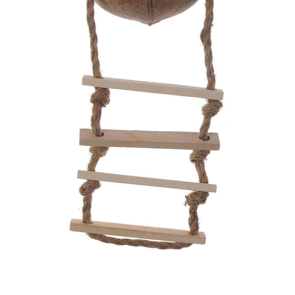 Hypeety decor-ready nest shown inside a parakeet cage.
