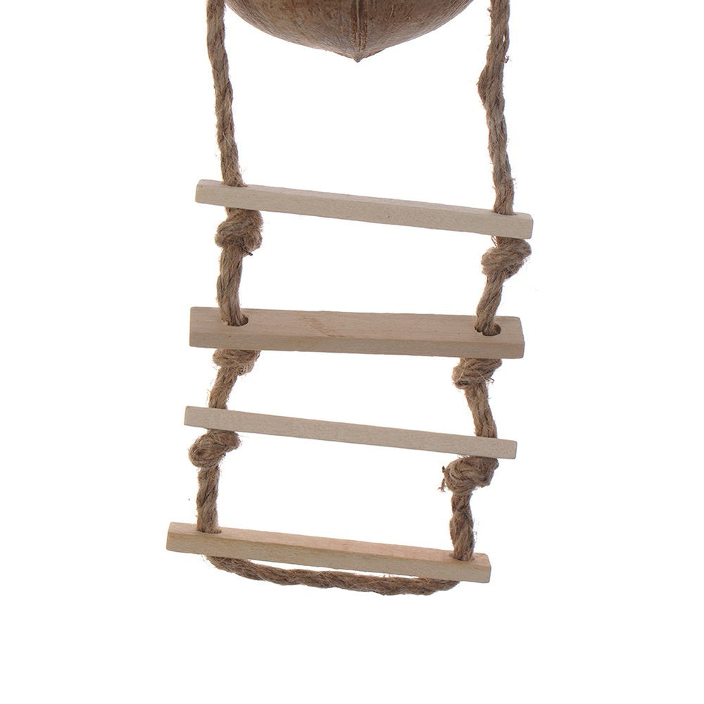 Hypeety decor-ready nest shown inside a parakeet cage.