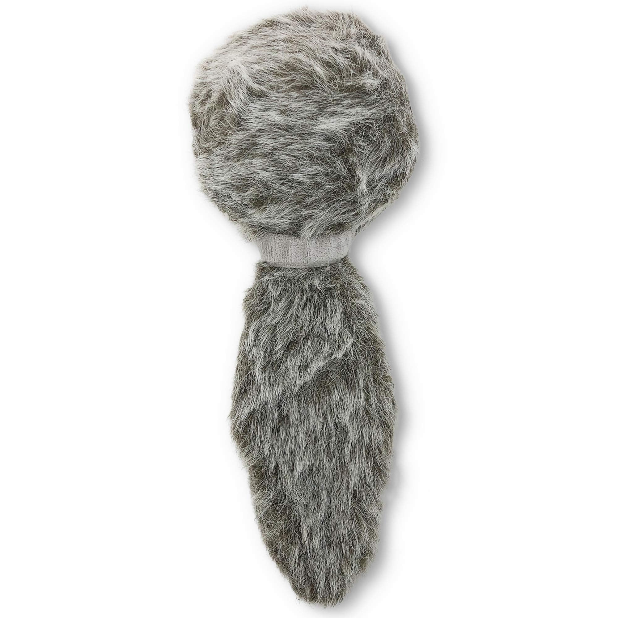 Hyper Pet Doggie Tail Grey replacement cover closeup shows secure safety strap for stable play.