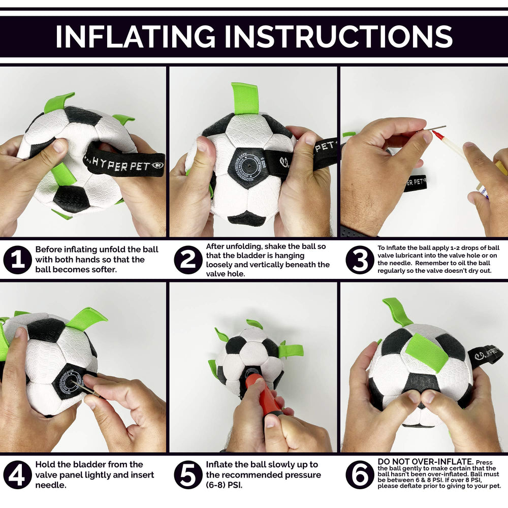 Hyper Pet Grab Tabs Ball material details highlight durable, teethe-friendly play