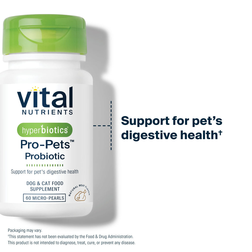 Hyperbiotics Vital Nutrients Pro Pets dog and cat direct-treat presentation