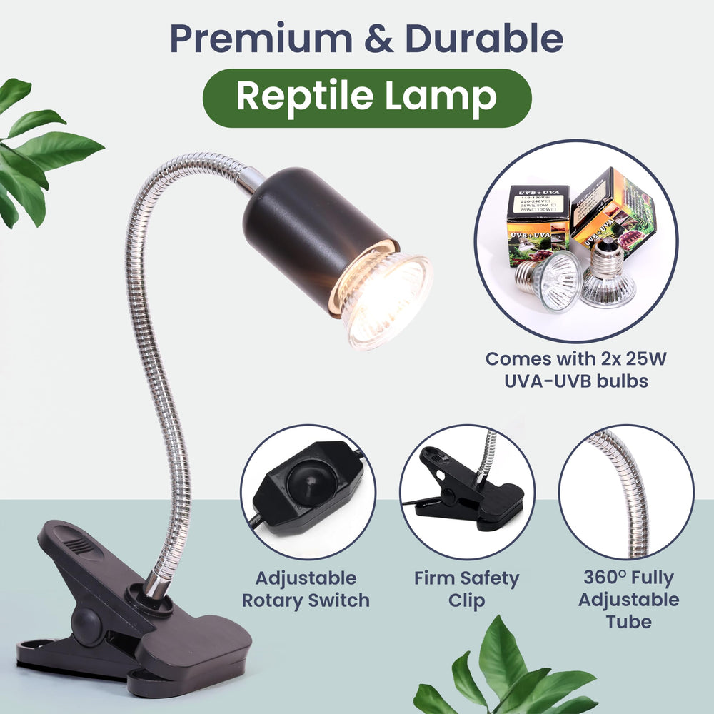 HYPESIDE large turtle tank kit uvb-lamp providing daylight-like cycle for activity