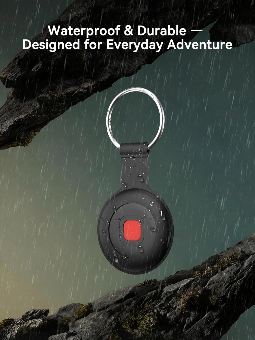 Hyphoon Air Tracker silicone case in hand demonstrates comfortable grip
