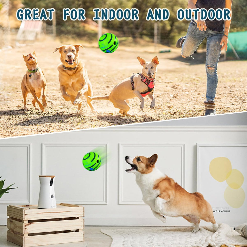 HYQ Interactive Ball small size 2-75inch close-up—ideal for small dogs.