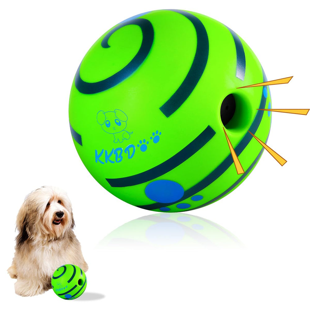 HYQ Interactive Ball closeup squeak—promotes active play and mental stimulation.