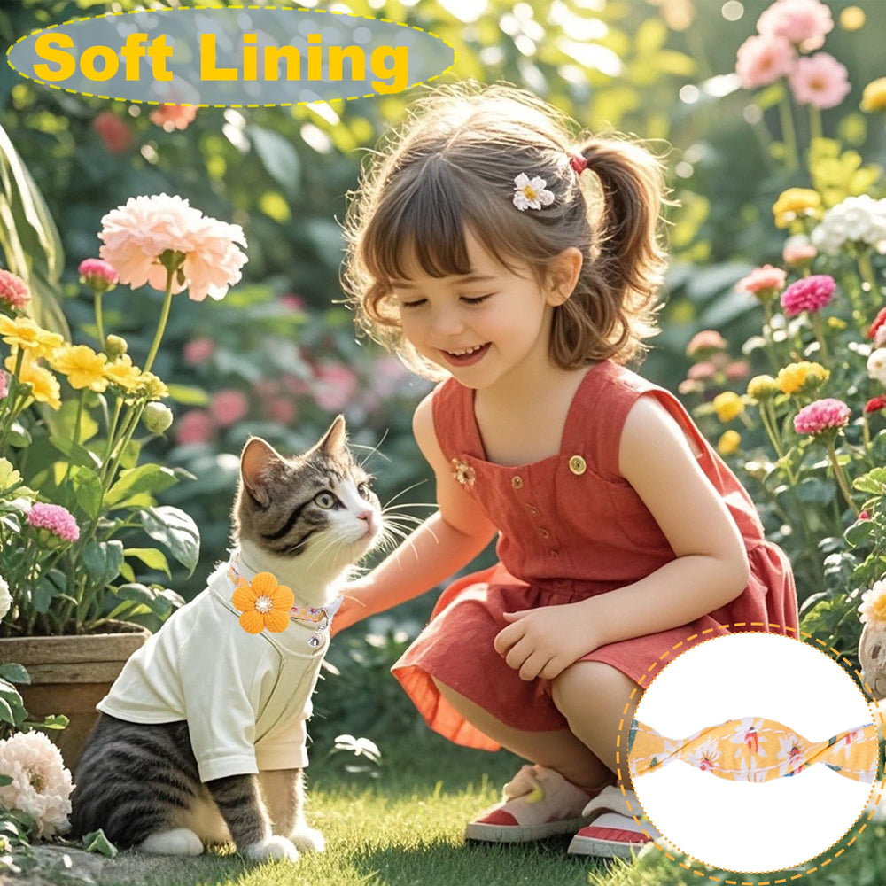 HYQHYX adjustable collar size fitting cats and small dogs securely
