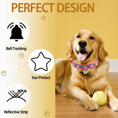 HYQHYX Reflective Collar leather materials show durability and comfort