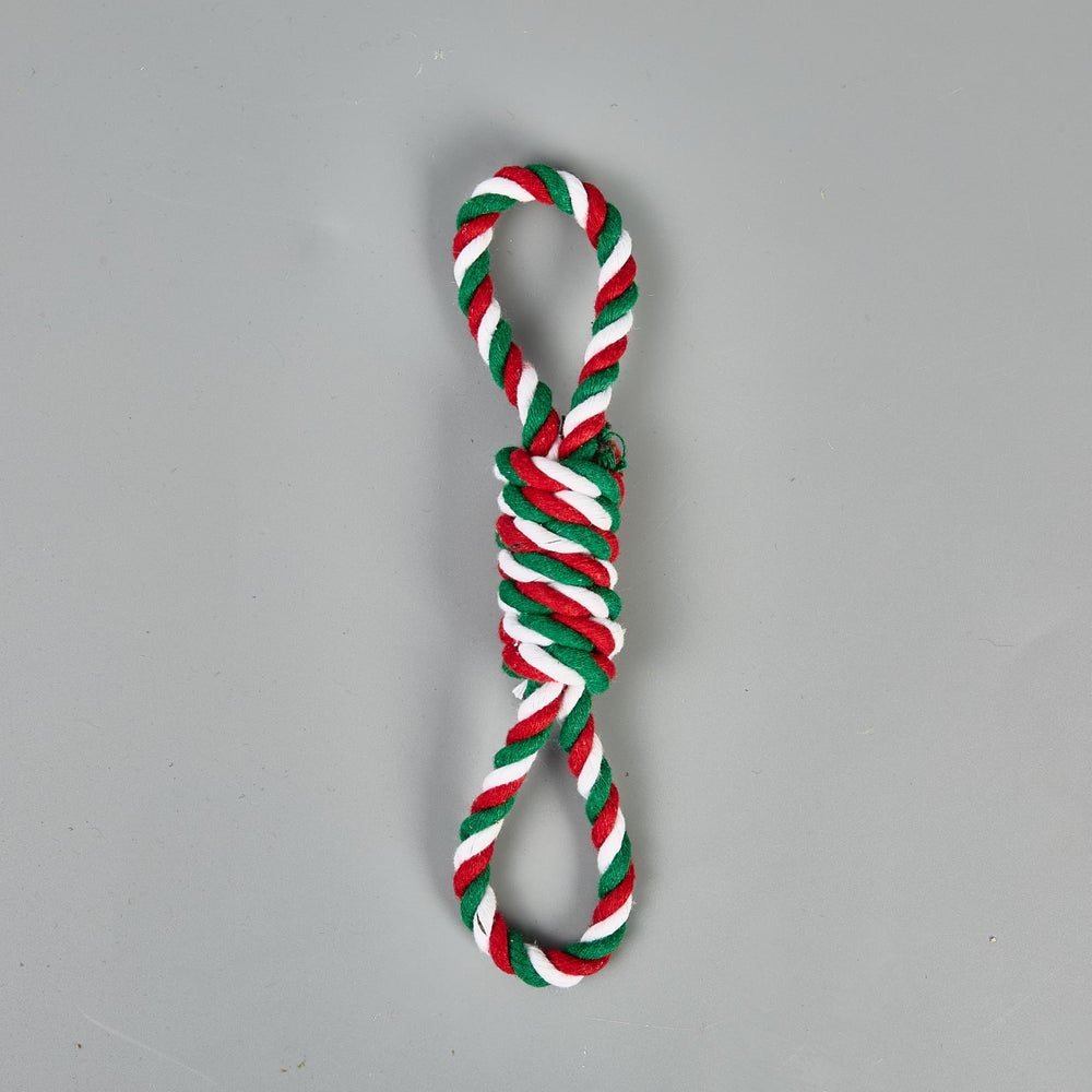 HZIXIHMI knotted ball rope toy for festive grab and chew sessions