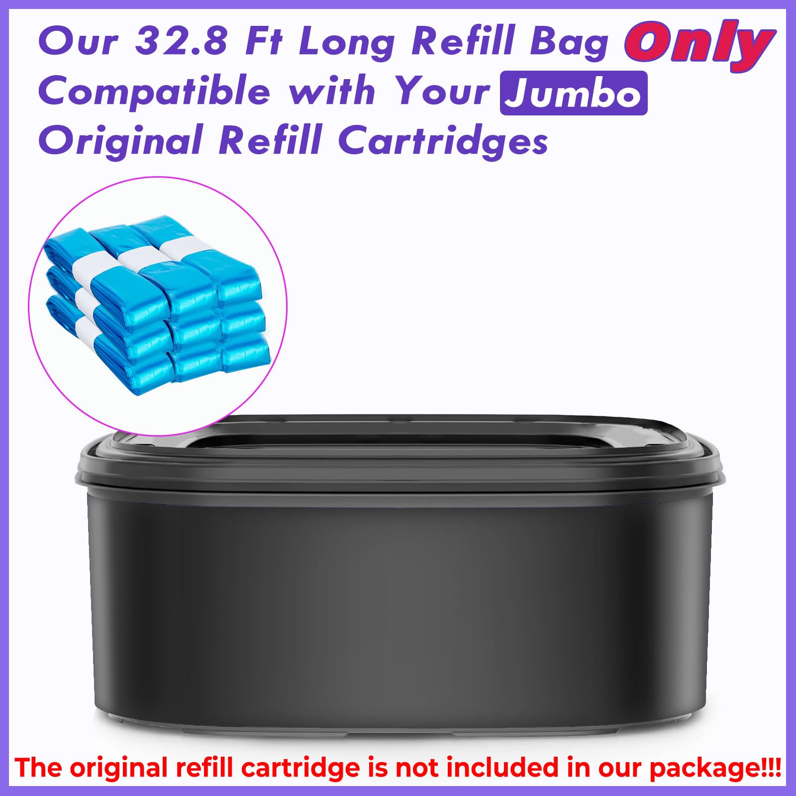 HzTinT 32.8 ft refill length showing long-lasting coverage for busy homes.