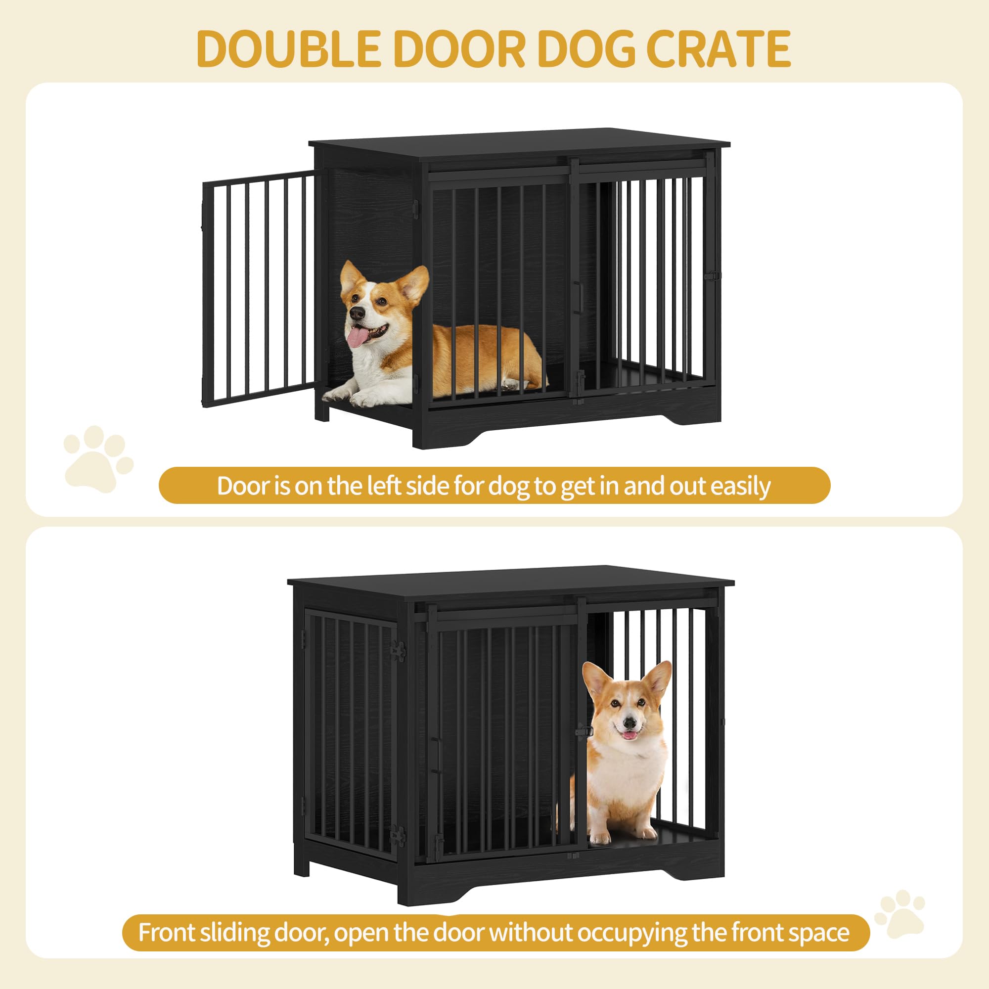 Hzuaneri anti-chew anti-escape design secures pets with reinforced steel tubes