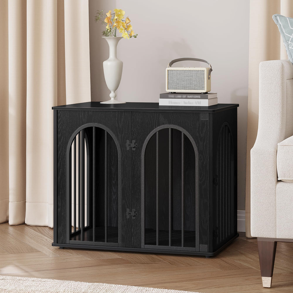 Hzuaneri anti-chew crate construction emphasizes durability and pet-proofing