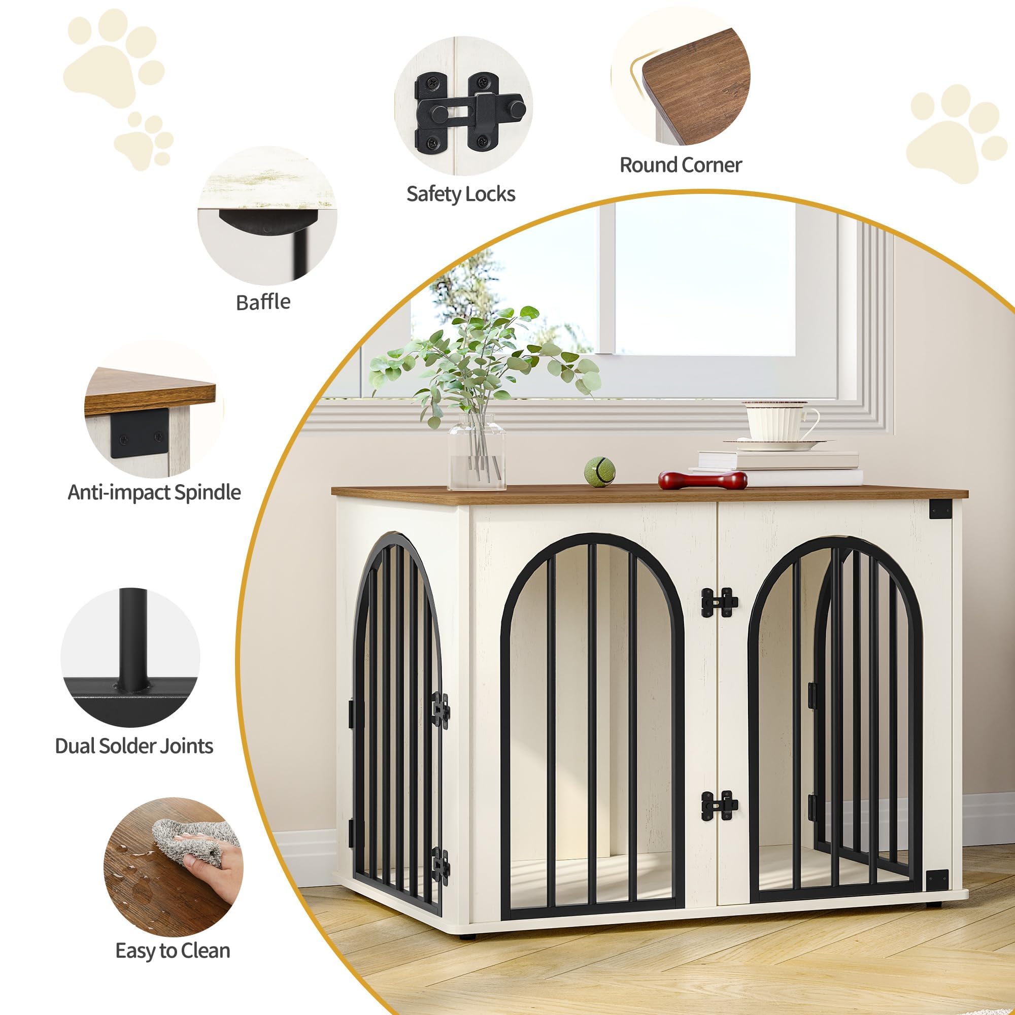 Hzuaneri arch door crate blends modern furniture design.