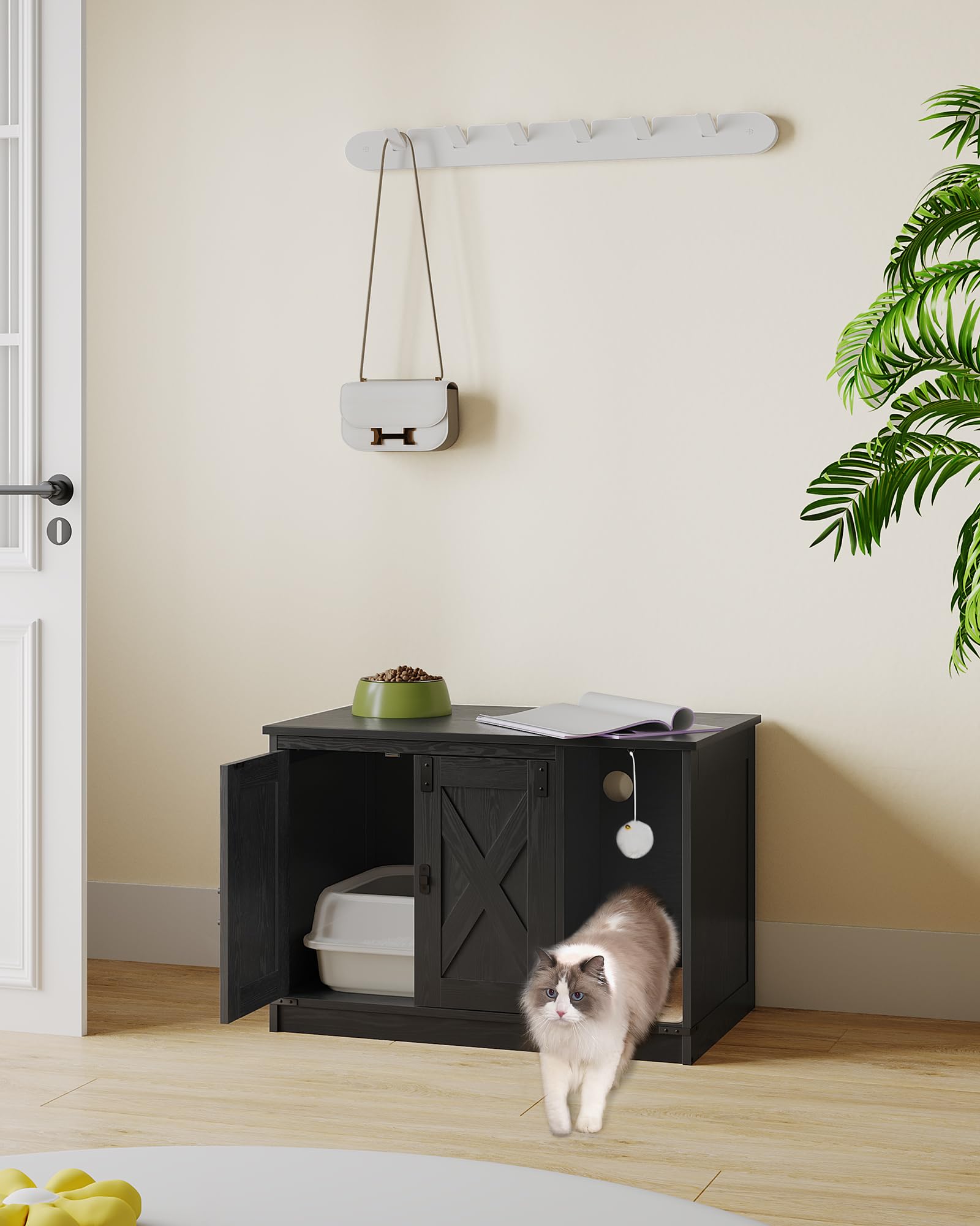 Hzuaneri black finish suits hallways, bedrooms, and cozy corners.