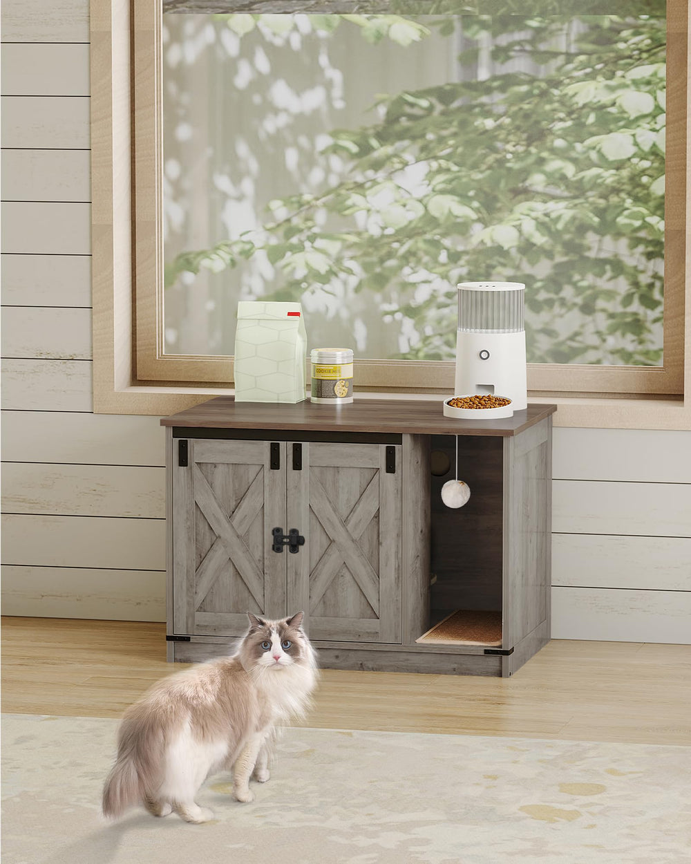 Hzuaneri cat litter box assembly instructions simplify setup