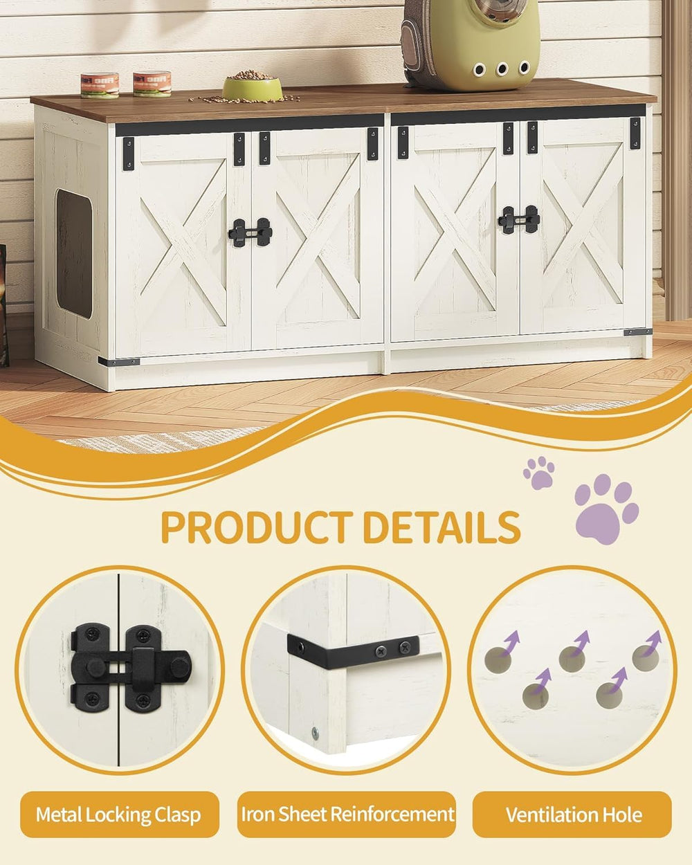 Hzuaneri ventilation holes for airflow and odor control