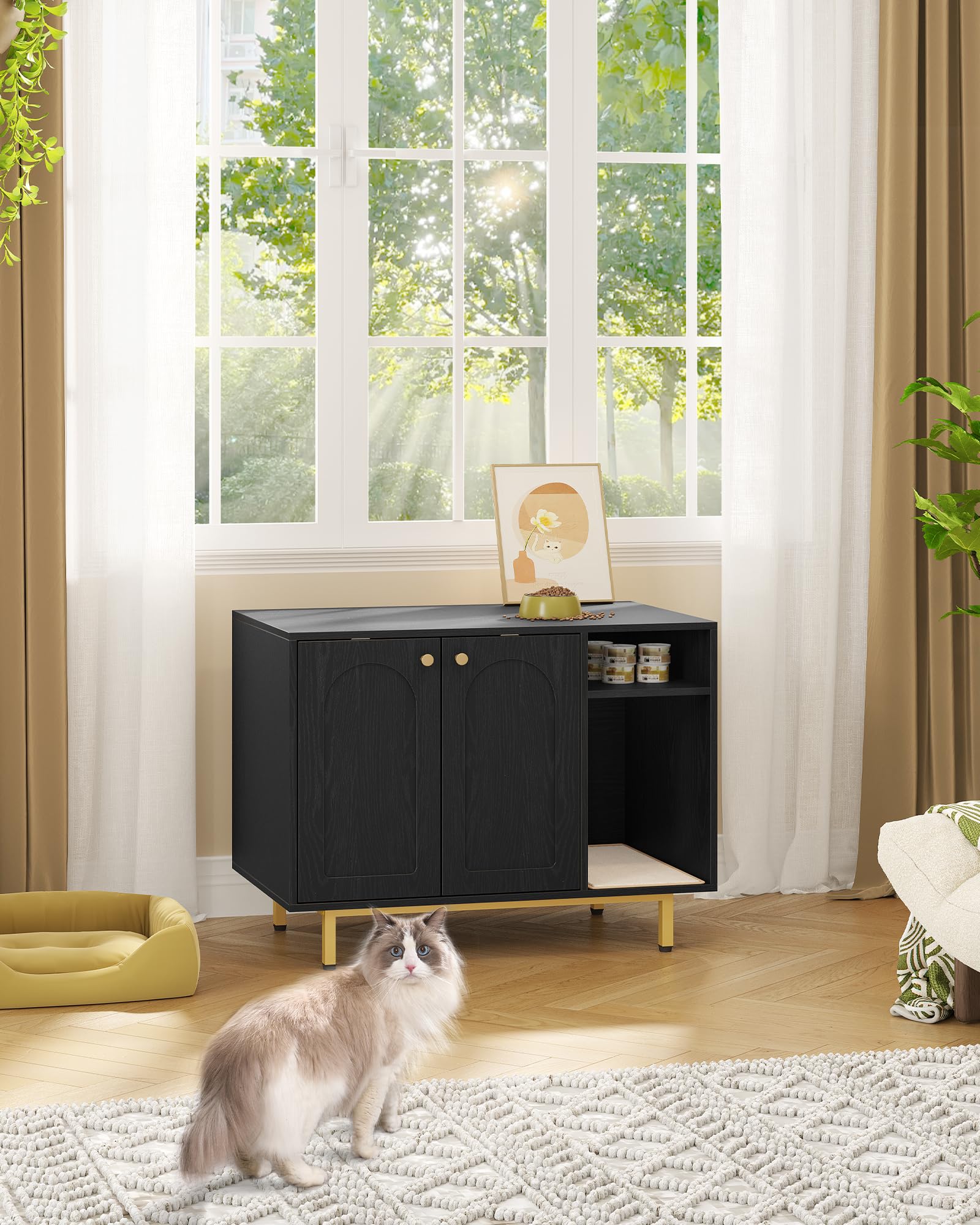 Hzuaneri CB01504G side view highlighting compact profile for living spaces