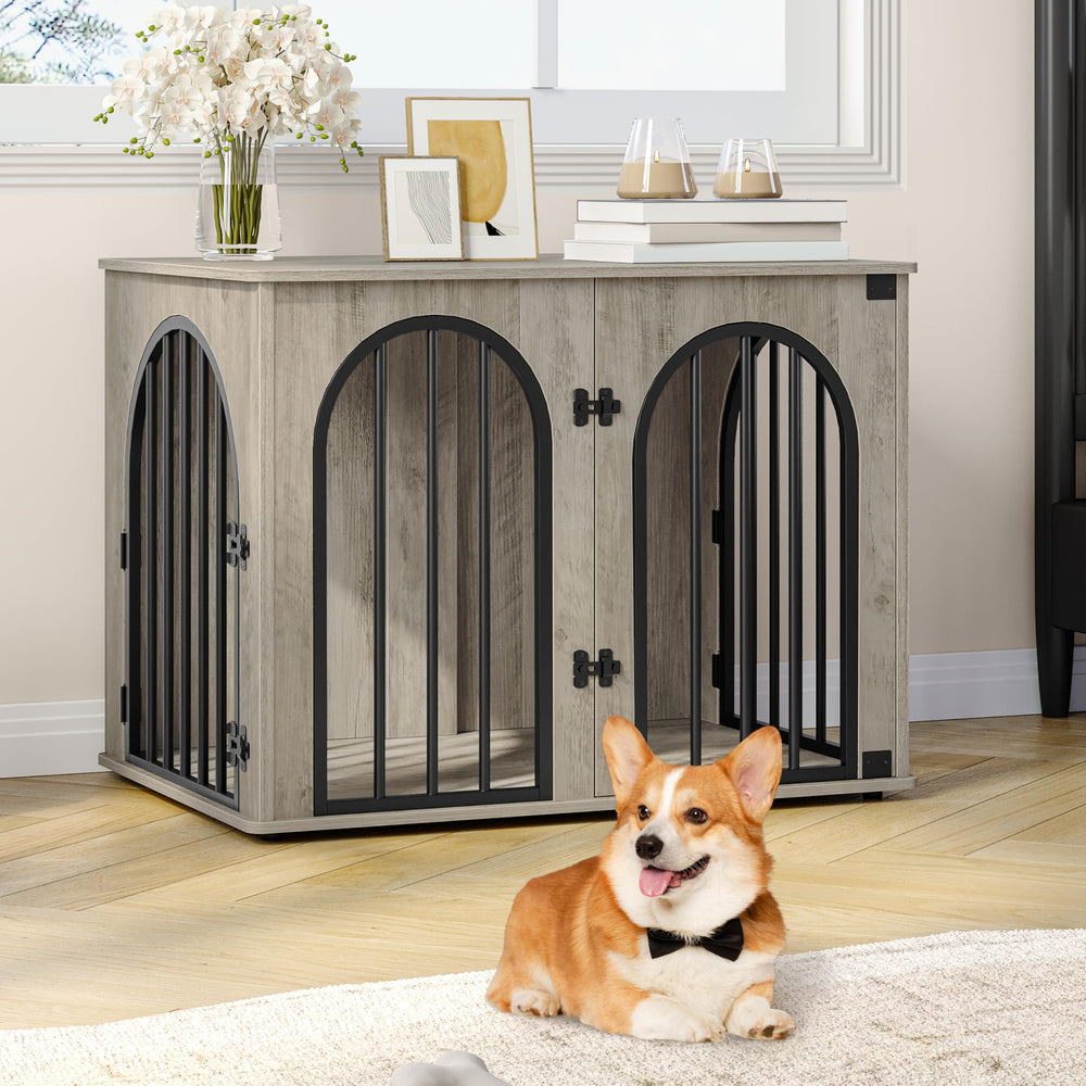 Hzuaneri wooden finish crate adds warmth and stability to any room.