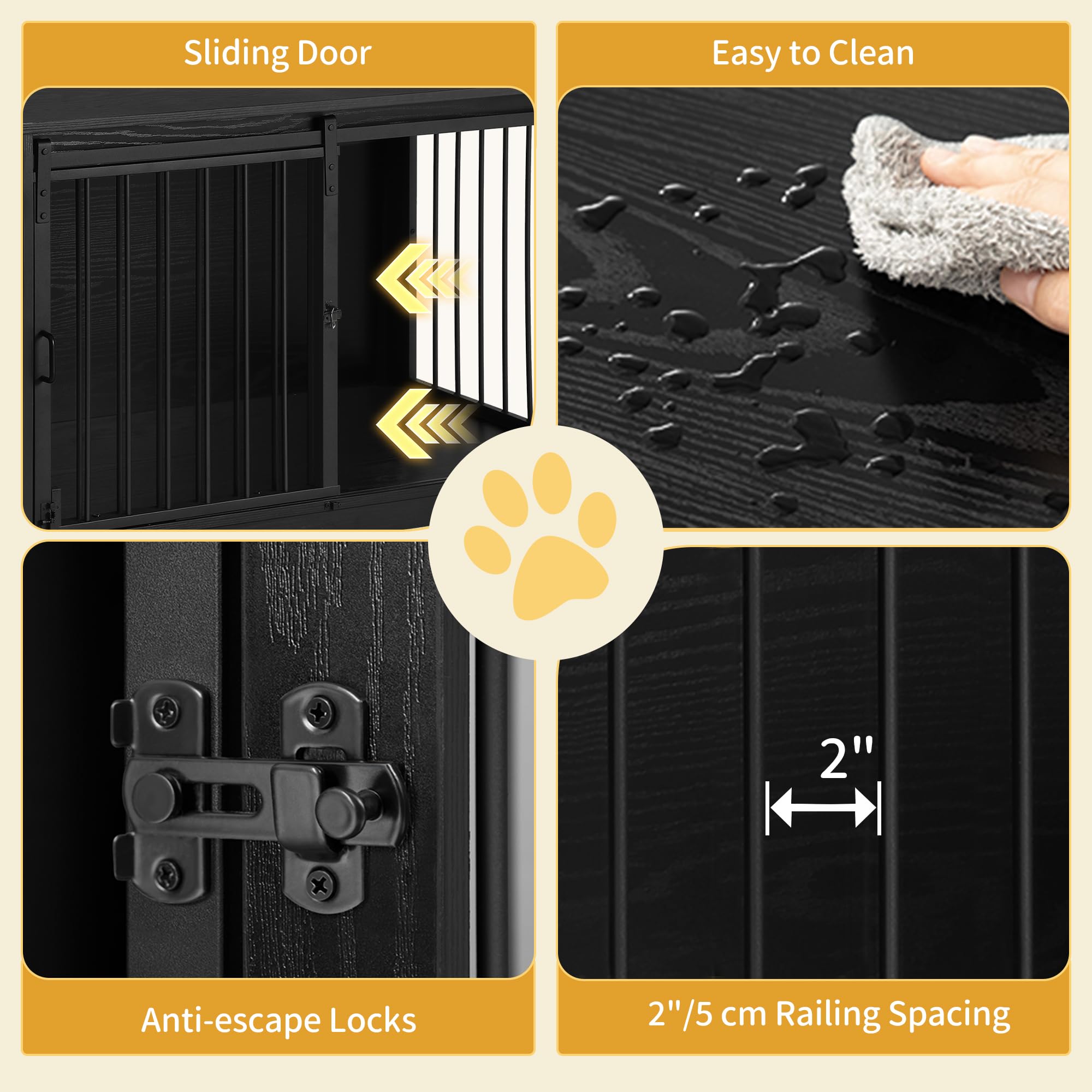 Hzuaneri dual doors design provides flexible access in any room