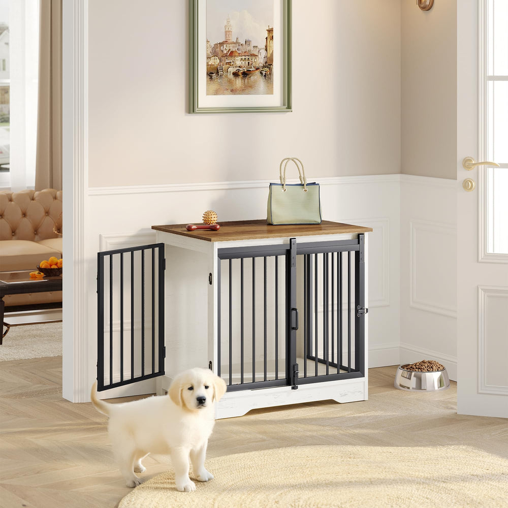 Hzuaneri multi-functional crate doubles as a functional end table