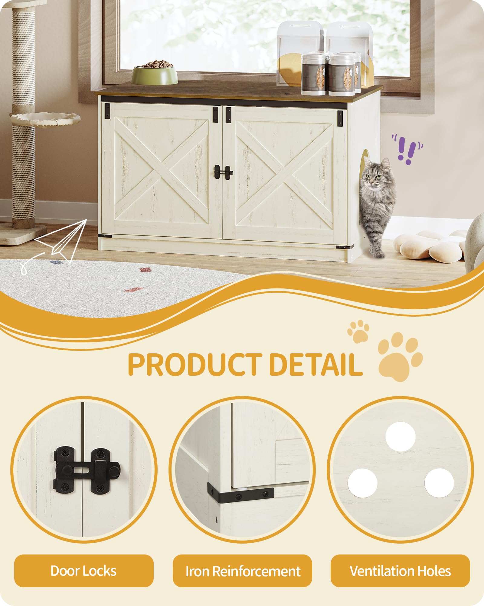 Hzuaneri multi-purpose pet furniture side table beside seating