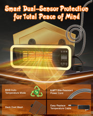 IAD wifi dog house heater thermostat probe for precise ambient reading