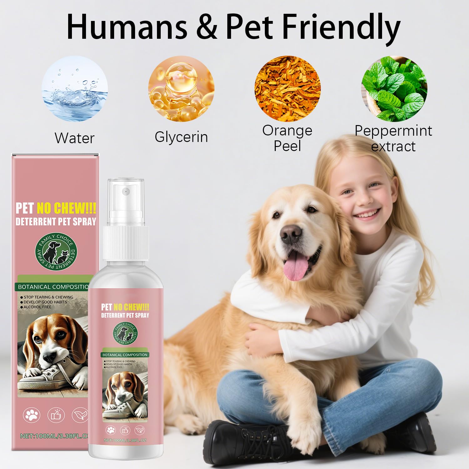 iALTERLL Bitter Apple Spray near plants to prevent nibbling by pets