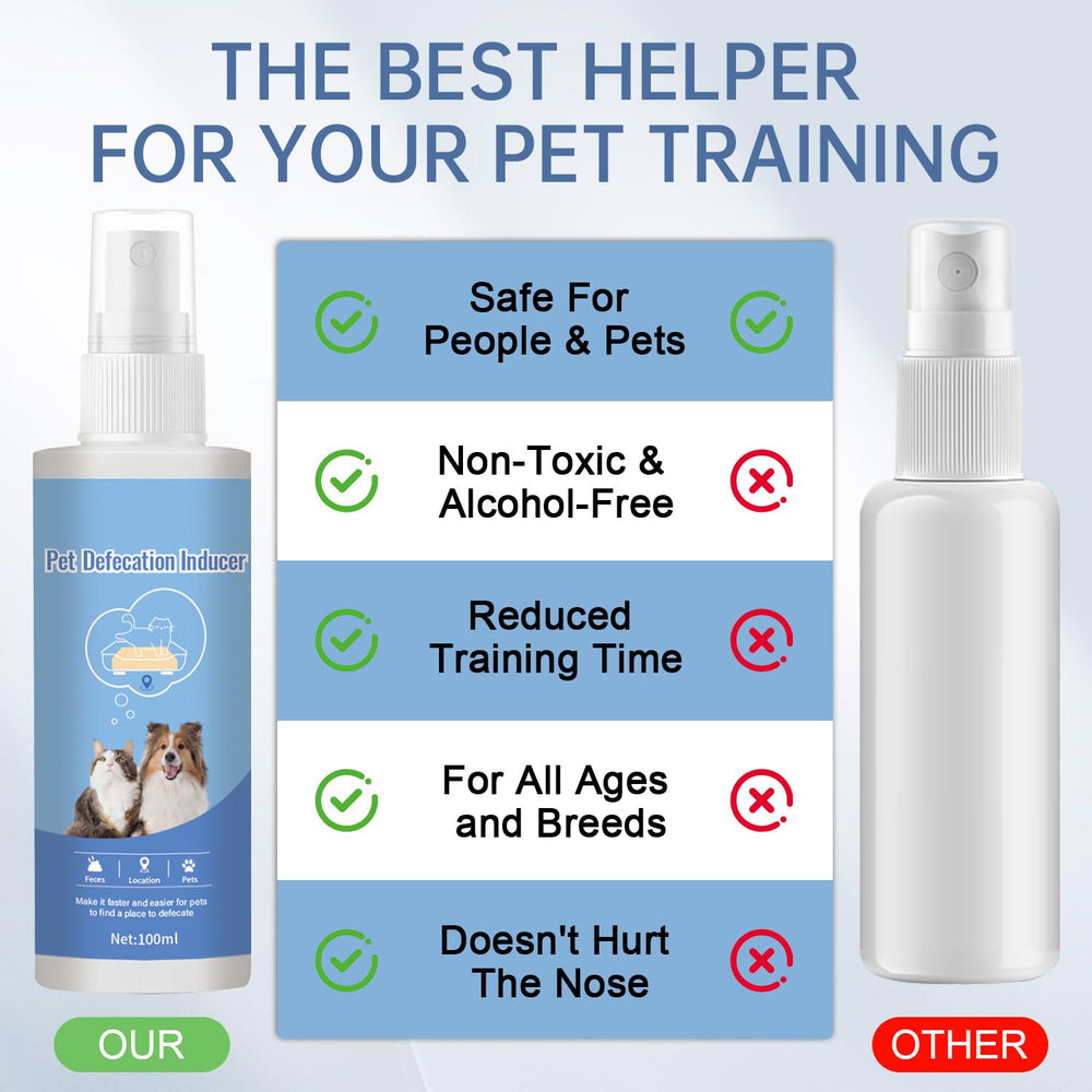 iALTERLL Potty Training Spray travel-bottle emphasizes compact design for hotels and parks.