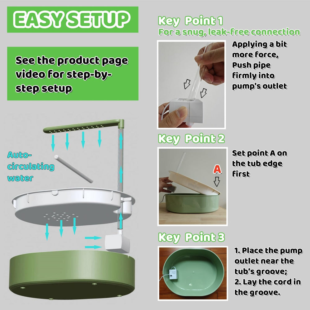 ianjetty bird bath easy setup and simple cleaning