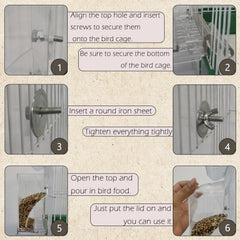 IBWell acrylic seed container and drawer keep seeds secure