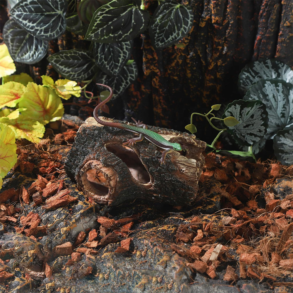 IBWell wood log decor smooth edges for safe, comfortable hides in tanks.