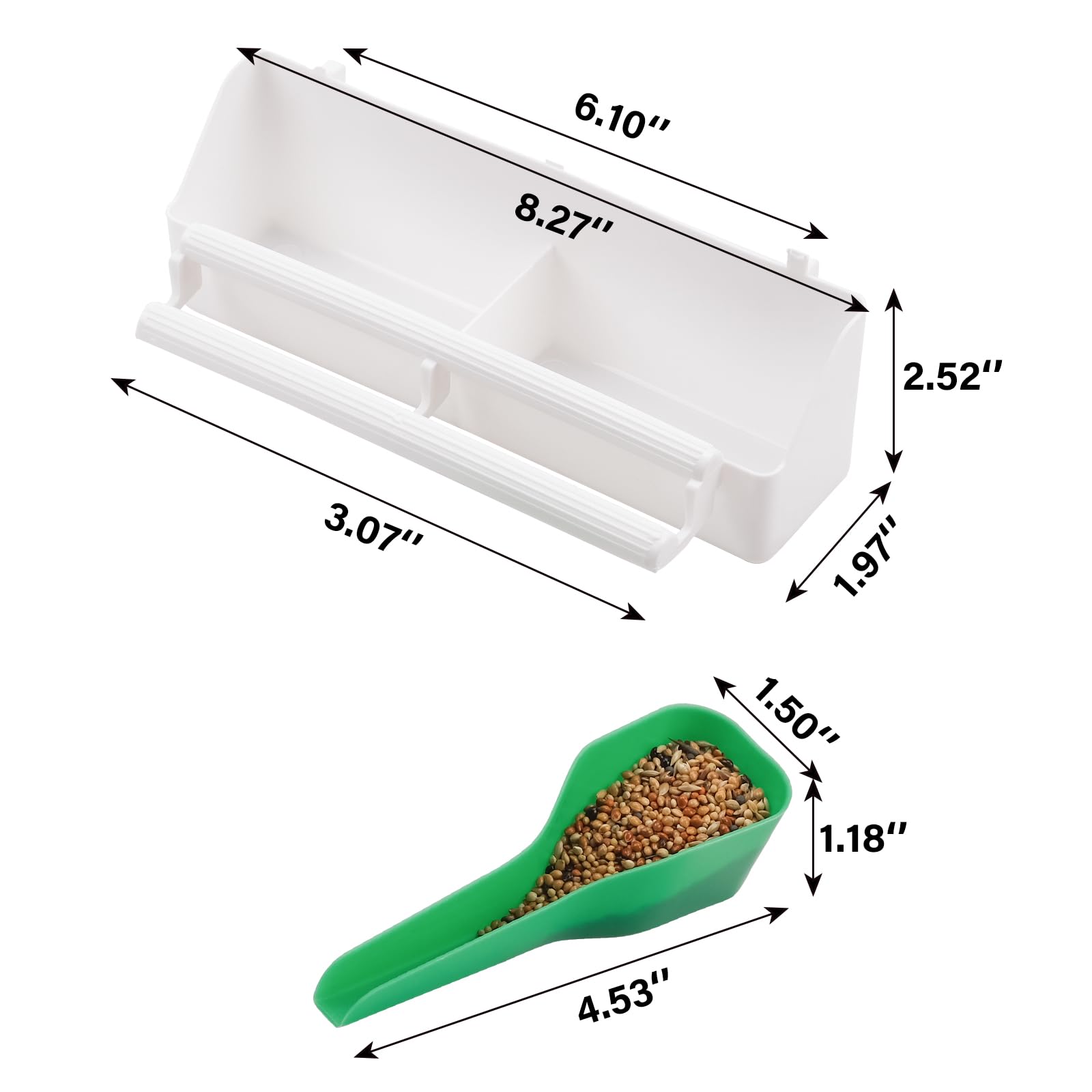IBWell bird feeder with easy-clip attachment for quick daily changes.