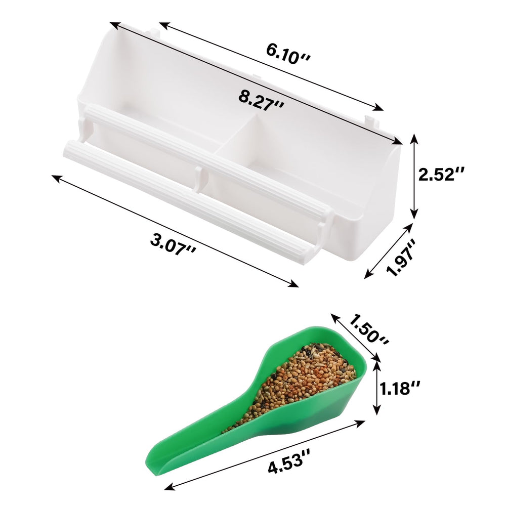 IBWell bird feeder with easy-clip attachment for quick daily changes.