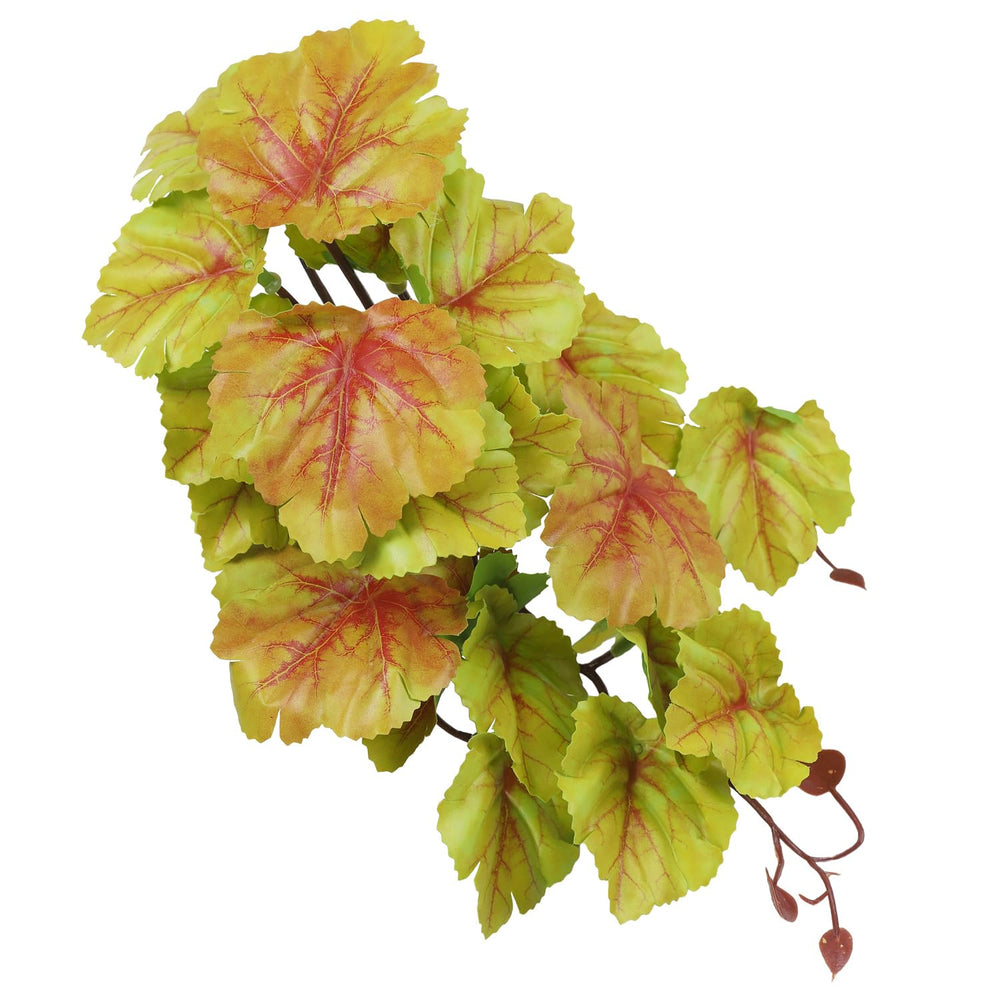 IBWell fake reptile plants with suction cups create secure terrarium coverage and shelter for reptiles