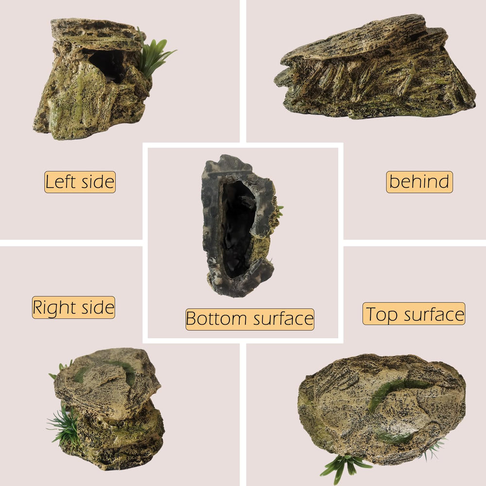 IBWell Leopard Gecko Hide smooth edges ensure safe handling and exploration.