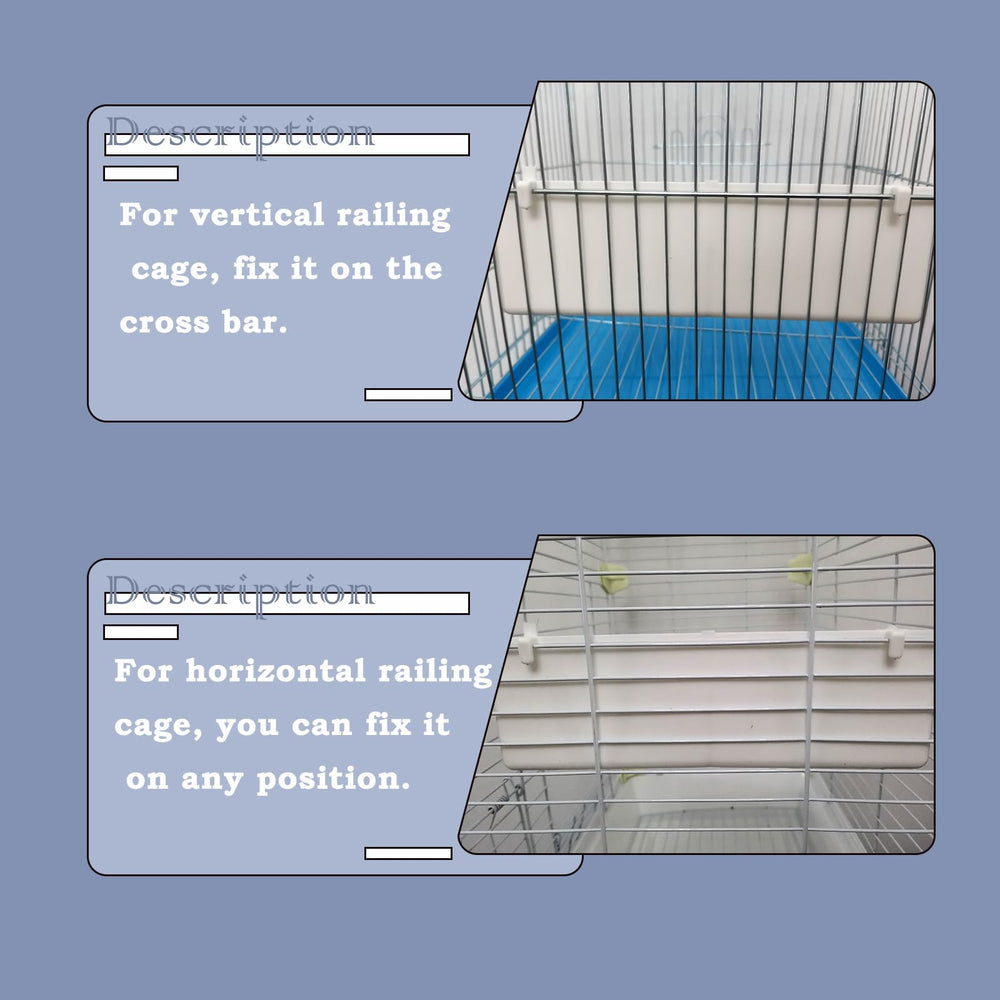 IBWell parakeet feeder shown in compact size suitable for small birds.