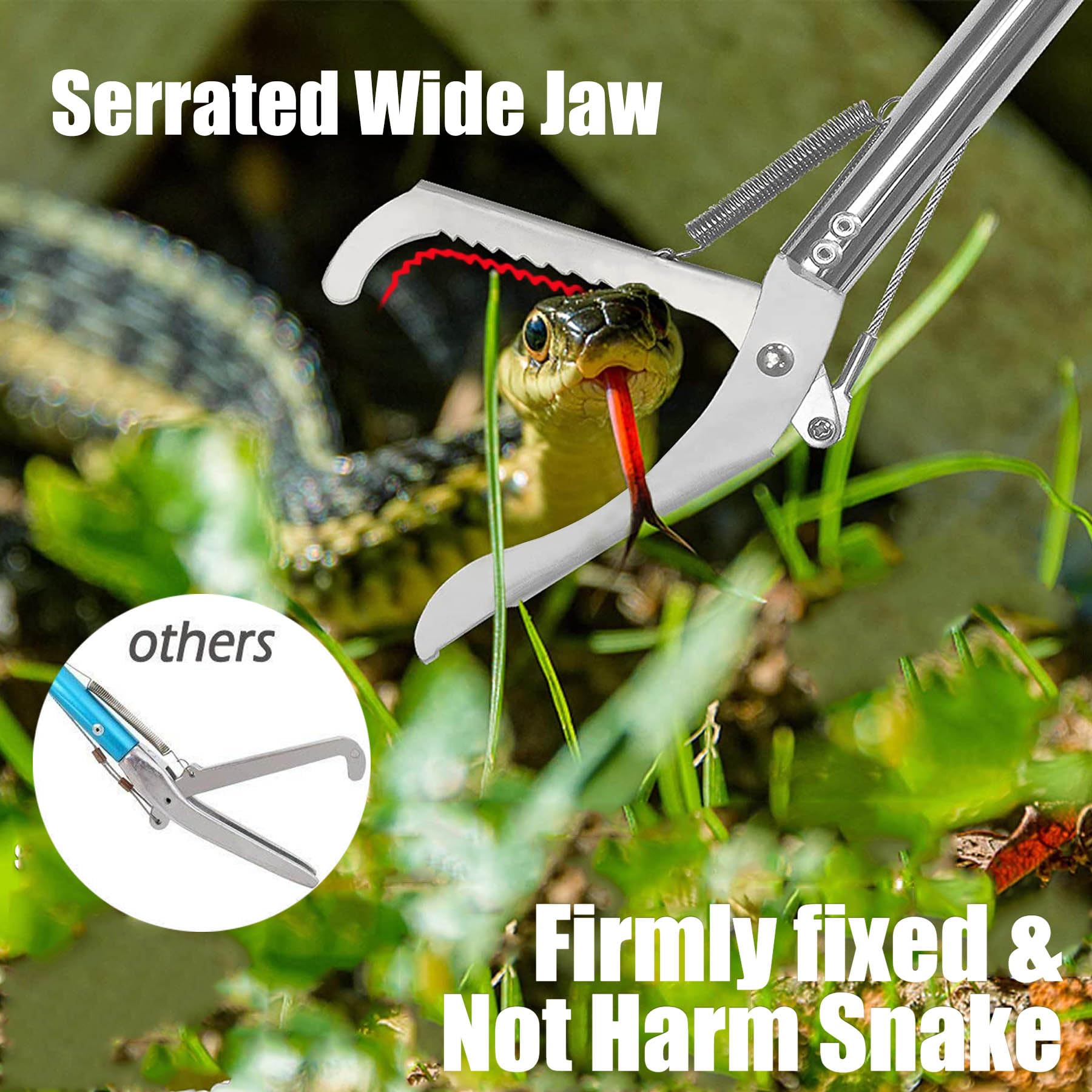 IC ICLOVER stainless steel 47in tongs highlight robustness and long-lasting durability