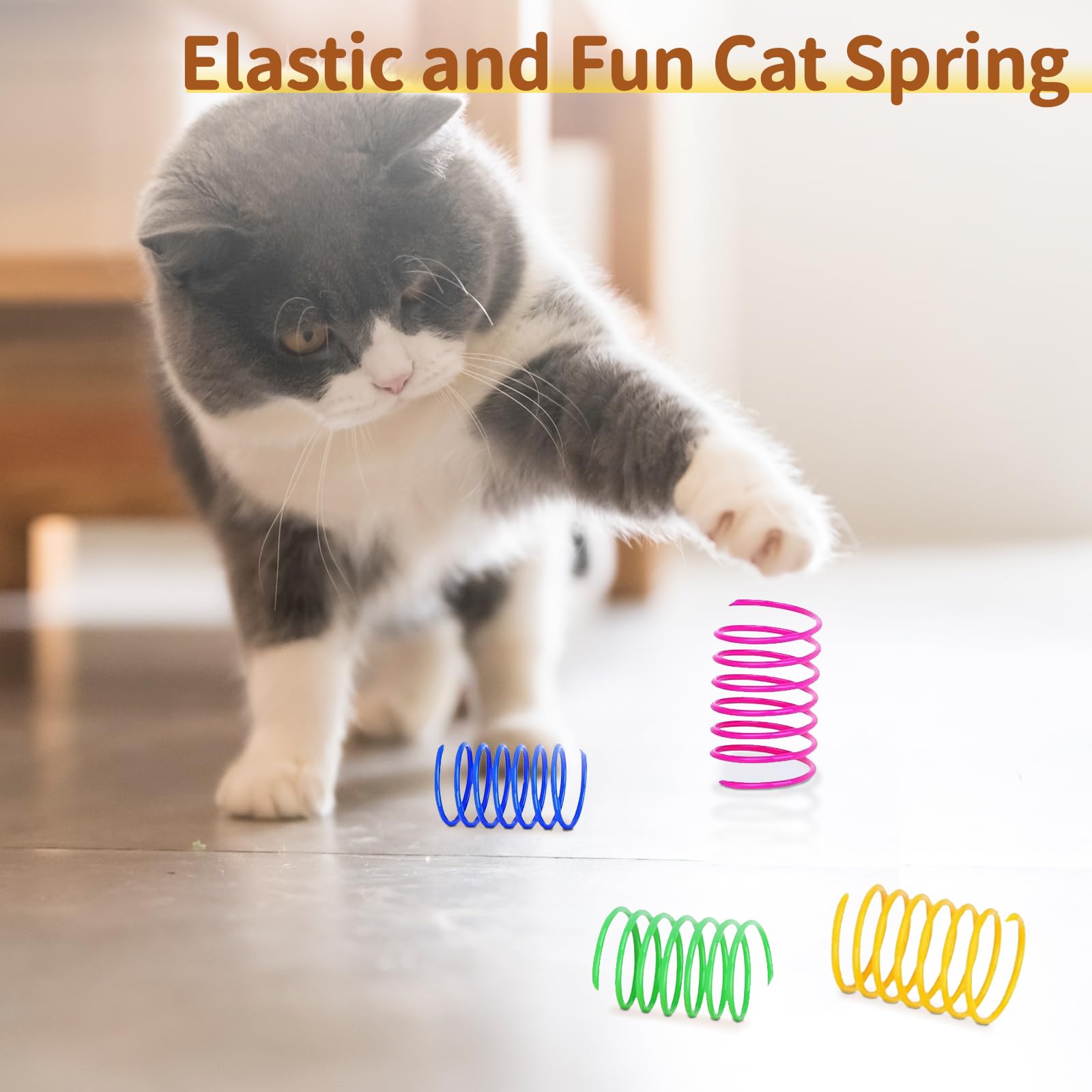 iCAGY 24-piece cat toys kit assorted textures to stimulate curiosity
