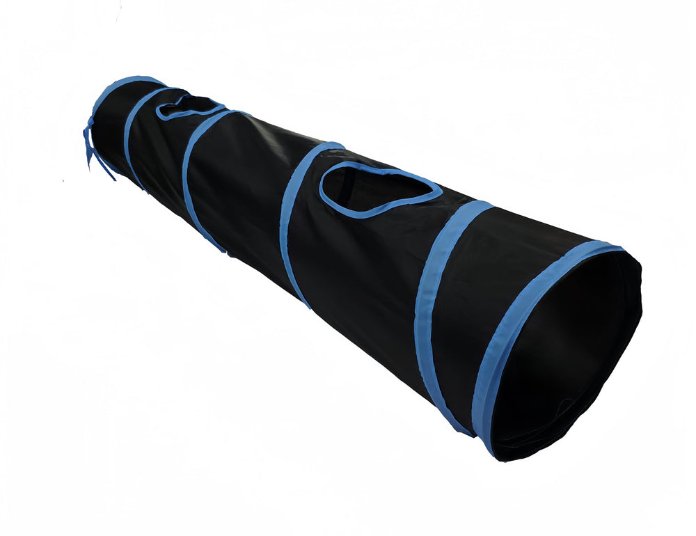 iCAGY cat tunnel 45in open side for easy access and spontaneous indoor play