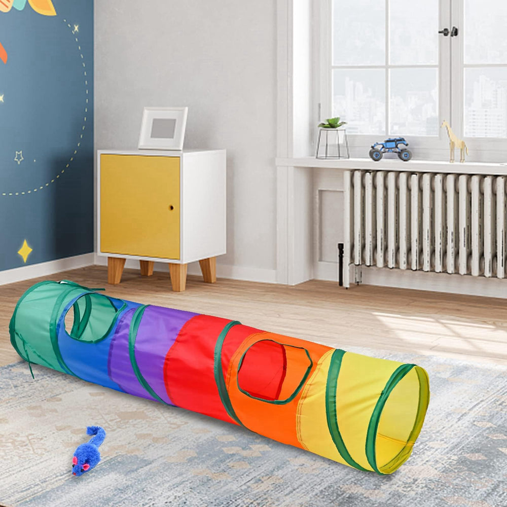 iCAGY Cat Tunnel crinkle ball detail adds engaging sensory stimulation.