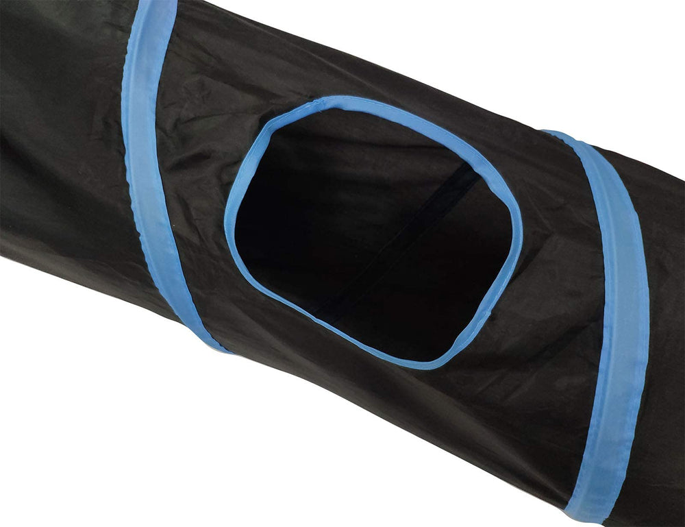 iCAGY cat tunnel lightweight design offers portable play anywhere in seconds