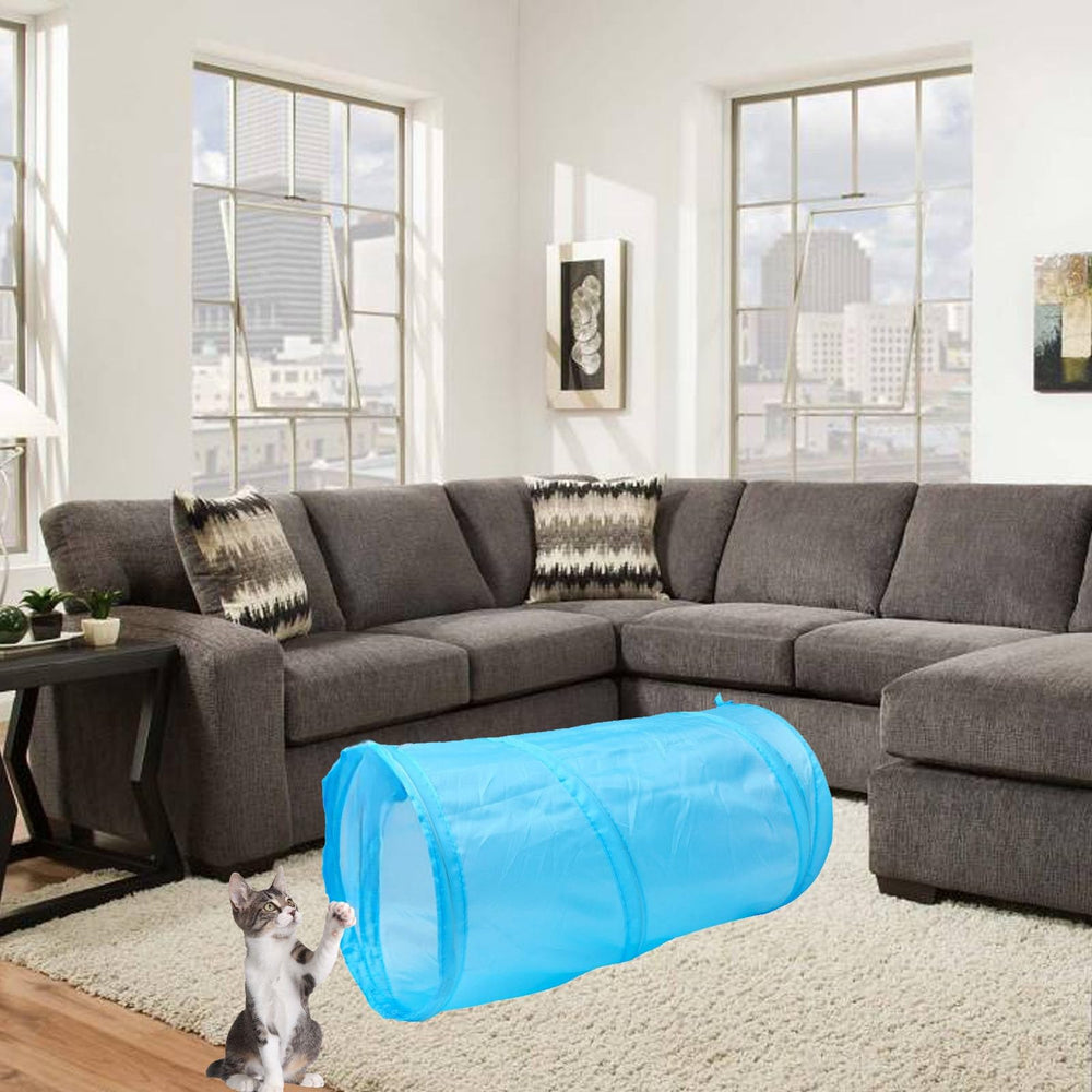 iCAGY cat tunnel multi-color options suit any home decor and pet mood.