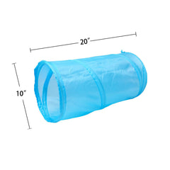 iCAGY Foldable Spiral Cat Tunnel used indoors and outdoors for versatile fun