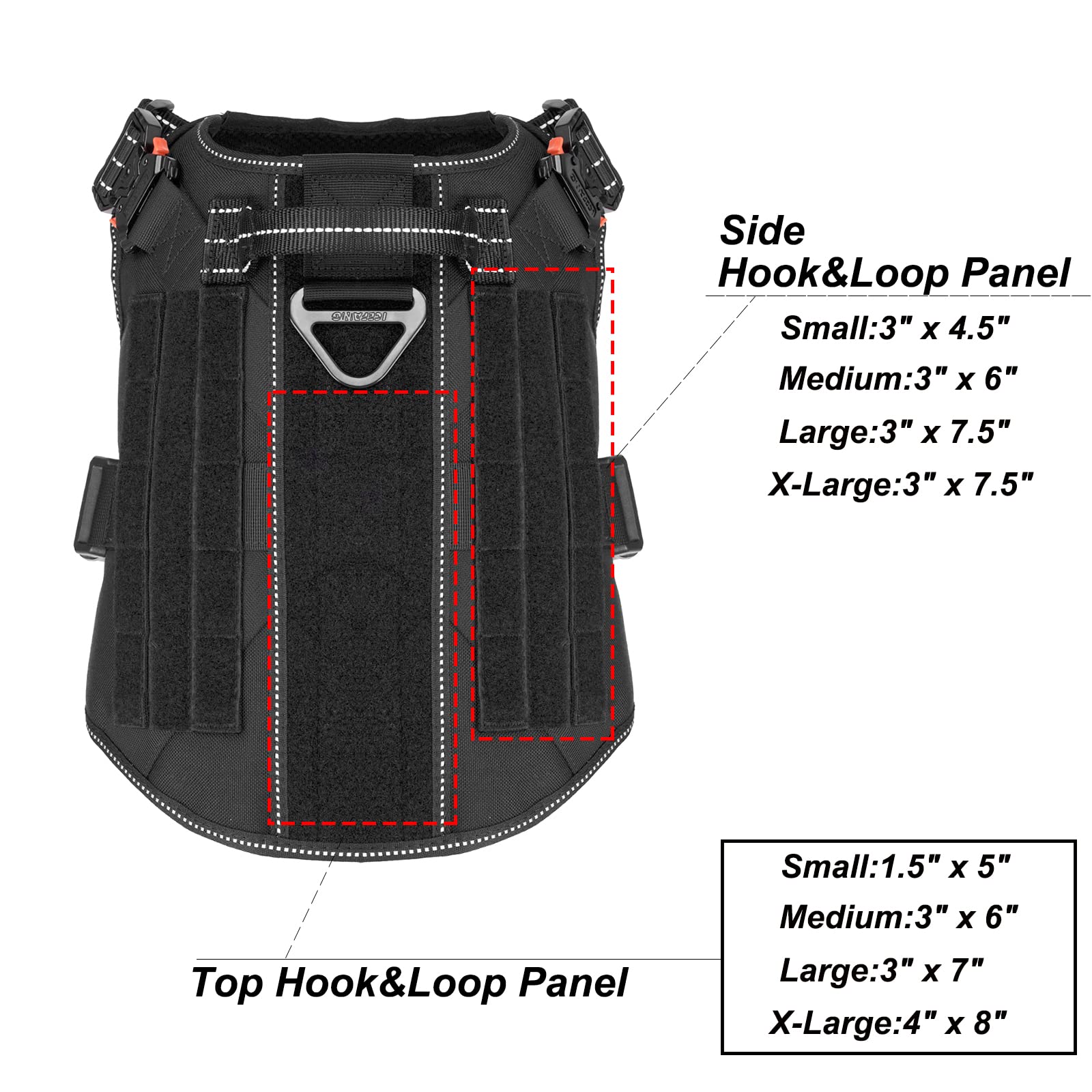 ICEFANG top handle close-up highlights a sturdy grip for control on hikes.