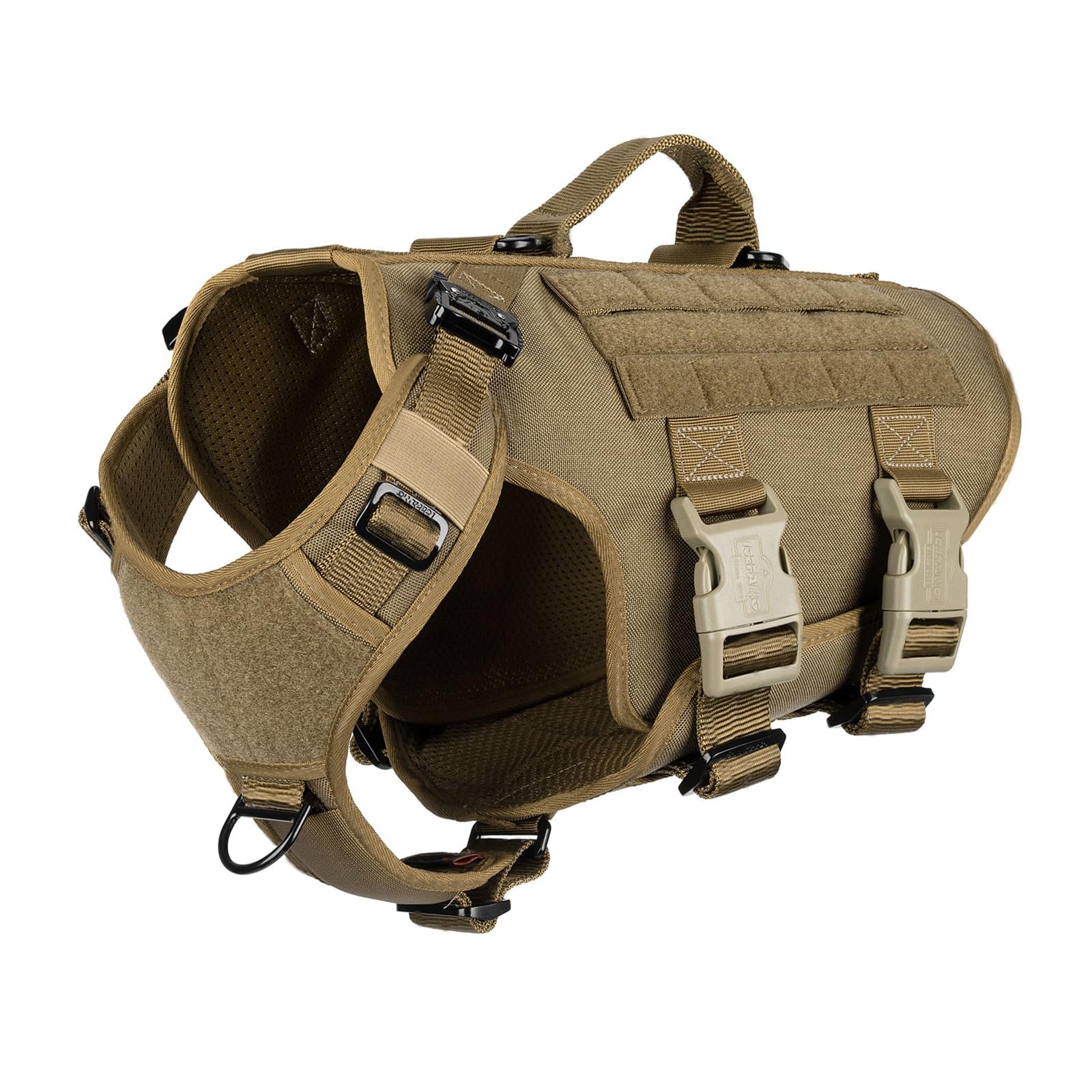 ICEFANG GN3 tactical dog harness side view for secure daily walks