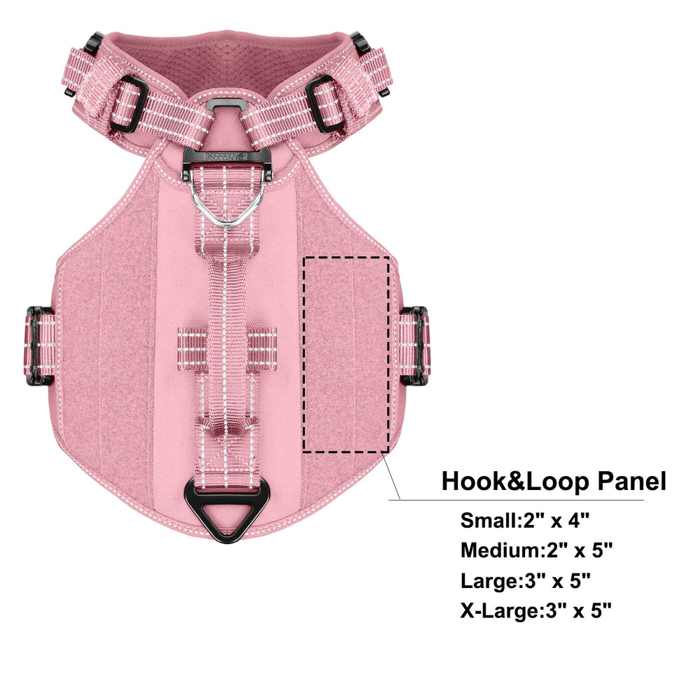 ICEFANG GN8 pink metal-buckles-closeup emphasizes durable hardware that bears tension