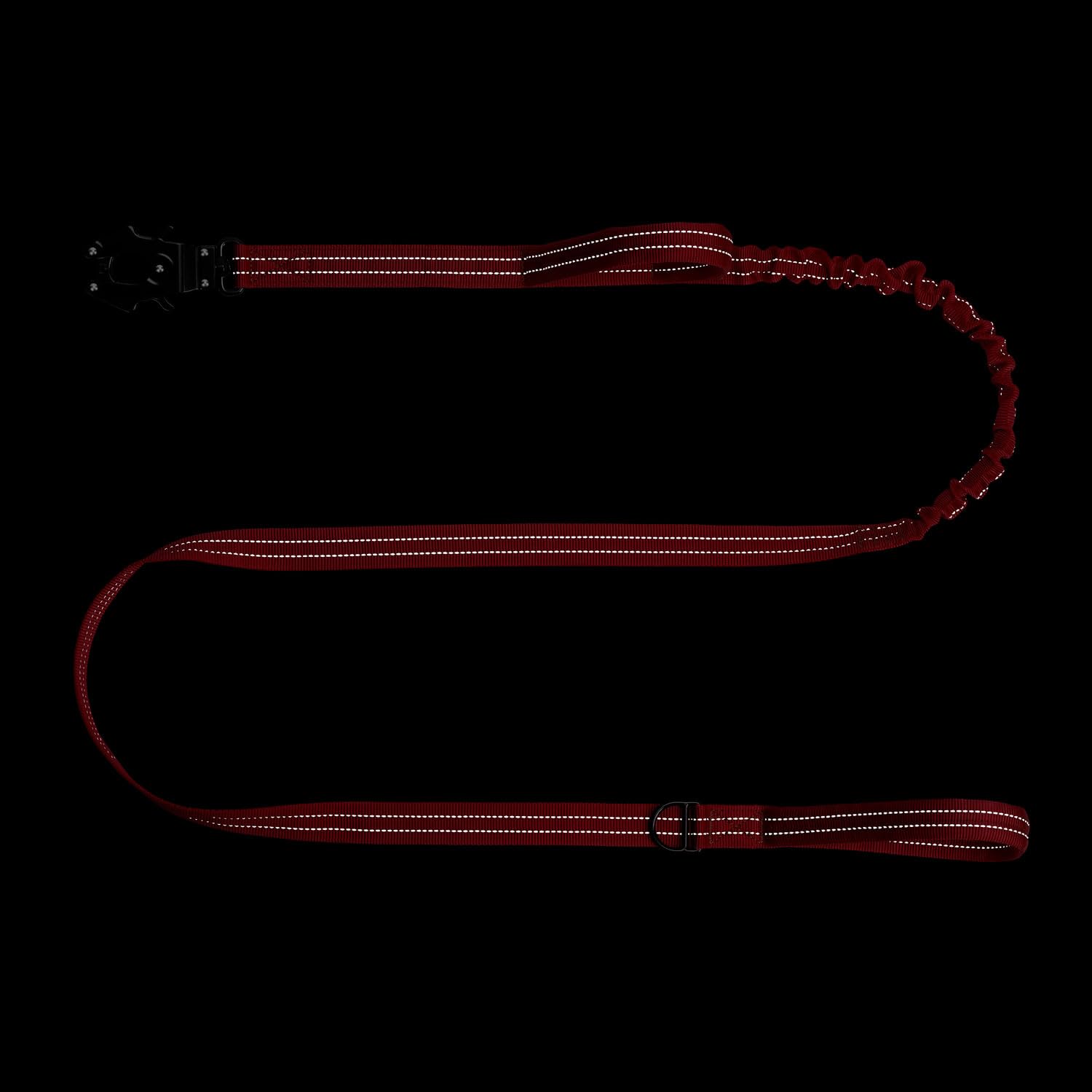 ICEFANG Tactical Dog Leash D-ring waste bag for practice.