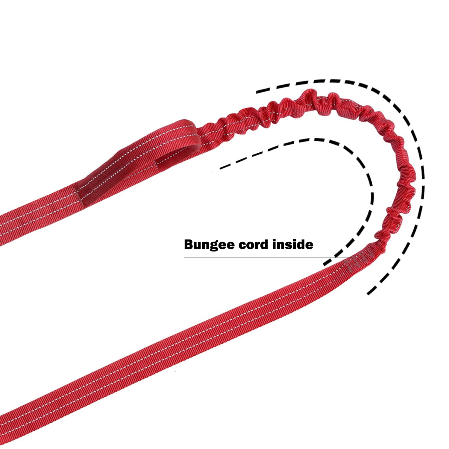 ICEFANG Tactical Dog Leash quick-release clasp keeps control secure.